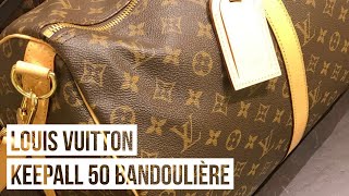 REVIEW LOUIS VUITTON KEEPALL 50 BANDOULIÈRE [upl. by Buyers]