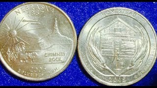 2006 amp 2016 Nebraska Quarters State Quarter amp America The Beautiful [upl. by Enirtak]