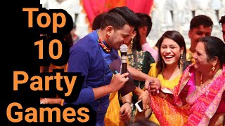 10 Fun amp Easy Party Games for Adults Best Party Games  Couple Games  games online zoom Games [upl. by Namhcan]