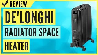 DeLonghi OilFilled Radiator Space Heater Quiet 1500W Review [upl. by Adnahsat180]