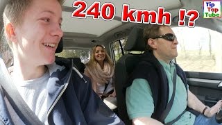 Erste Fahrt mit unserem neuen Auto Vlog TipTapTube [upl. by Morie507]