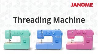 Threading the Janome Sewing Machine [upl. by Yesac]