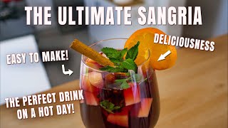 AUTHENTIC Sangria Recipe  Sangria Wine Recipe  Chef James [upl. by Lindemann131]