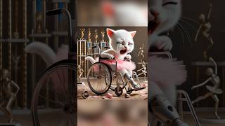 Ballerina Cats Never Give Up 😹🩰 cat cute kitten catlover [upl. by Nicolas]