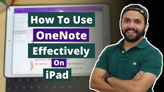 How To Use OneNote Effectively On iPad in Hindi  Microsoft OneNote [upl. by Ravi812]