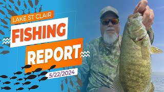 The Lake St Clair Fishing Report 5222024 [upl. by Boccaj]