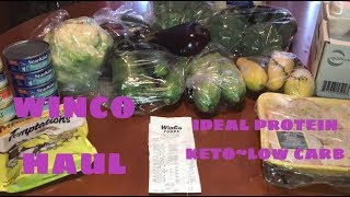 WINCO HAUL  Ideal Protein on a Budget  Keto  Low Carb Meals [upl. by Costa]