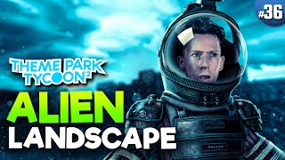 Adding the ALIEN LANDSCAPE  Theme Park Tycoon 2 • 36 [upl. by Secunda]