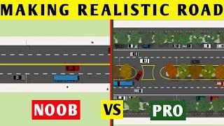 NOOB VS PRO MAKING REALISTIC ROAD IN INTERSECTION CONTROLLER 2022 [upl. by Esinyt]