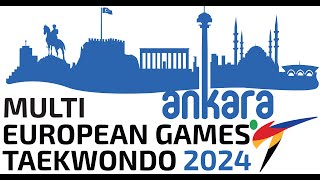 MULTI EUROPEAN GAMES TAEKWONDO 2024  ANKARA  24052024  1st DAY  10 COURT [upl. by Aliekahs]