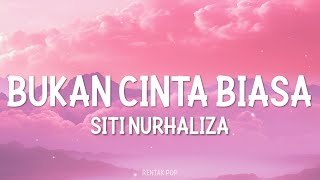 Siti Nurhaliza Bukan Cinta Biasa Motion Lyrics Video Best Audio [upl. by Arabela843]