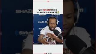 When Tory Lanez stood up and was the same height 💀😭 freestyle [upl. by Buehler]