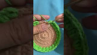 Crochet coaster coaster crochetcoaster shorts shortvideo ytshorts status youtubeshorts reels [upl. by Eninotna]