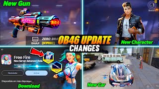 Top New Changes OB46 Upcoming Update 😲 Free Fire New Gun New Character Ob46 [upl. by Derf]