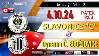 KP2  04102024  Slavonice C vs Dynamo Č Budějovice C [upl. by Airbas]