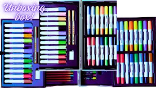 9 Minutes of Satisfying Unboxing VARIETIES OF COLOUR BOX  Showing Colour Box colourbox drawing [upl. by Mungovan820]