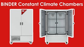 BINDER Constant Climate Chambers  FLW Inc [upl. by Gombosi843]