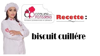 recette biscuit cuillère avec chef Inès Grayaa [upl. by Rather634]