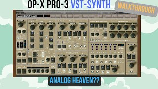 OPX PRO3 released  Analog VST emulation  Walkthrough [upl. by Havens]