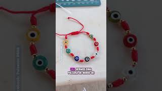 Pulseras de Ojo Turco de Colores 🧿✨ pulseras ojoturco [upl. by Ellehcar]