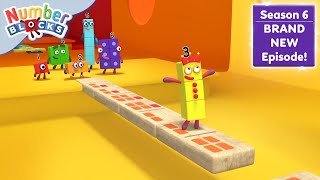 Go Go Domino  Series 6  Learn to Count  Numberblocks [upl. by Keefe]