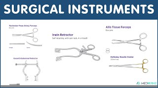 100 Commonly Used Surgical Instruments and their names and uses surgery surgicalinstruments [upl. by Billy423]