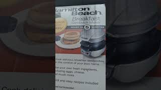 Hamilton Beach Sandwich Maker Review [upl. by Eibmab]