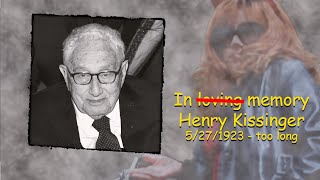 Henry Kissingers funeral surrounded by all his loved ones [upl. by Ainehs]