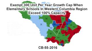 HOCO APFO  DOWNTOWN COLUMBIA ELEMENTARY SCHOOL EXEMPTIONS IN CB552016 [upl. by Eenalem106]