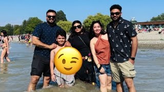 Vancouver kitsilano beach 🏖️ full enjoy 😉 with family [upl. by Aisyat]