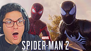 Marvels SpiderMan 2  OFFICIAL GAMEPLAY REVEAL TRAILER REACTION [upl. by Melise223]