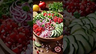 سلطة الرمان ❤️ وصفاتسهلة اكسبلور دايت اكلاتسريعه food recipe [upl. by Sholom]