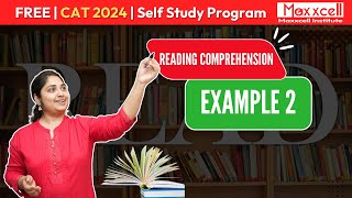 Previewing RC Example 2  CAT2024 selfpreparation with Maxxcellcat2024catstudyplan [upl. by Netaf413]