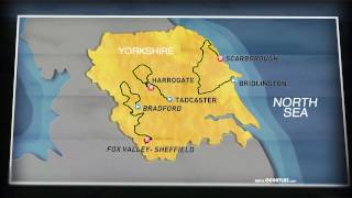 Official Route  2017 Tour de Yorkshire [upl. by Stila]