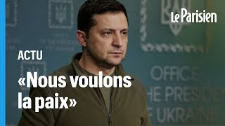 «Partout sauf Minsk»  le président ukrainien veut négocier avec la Russie mais pas en Biélorussie [upl. by Yhcir]