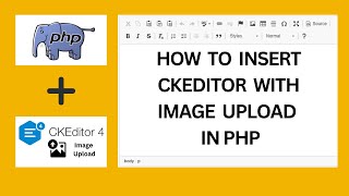 How to upload image in CKEditor using PHP Step by Step in Hindi Easy Way  Developer Suraj [upl. by Aruol]