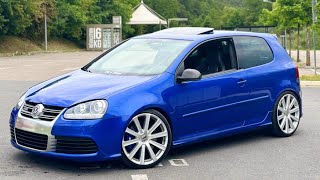 Présentation de ma nouvelle GOLF 5 R32 deep blue FTOWN agressor 35” 🥵🥵 [upl. by Nrubloc]