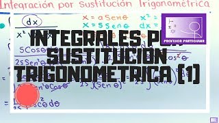 Integrales por sustitución Trigonométrica  Parte 1 Cálculo integral [upl. by Adni679]