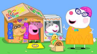 Building A Cardboard House 📦  Peppa Pig Official Full Episodes [upl. by Bridgette]