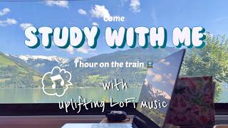 🚂 1 Hour Study With Me  Scenic Train Views 4K  Lofi Music [upl. by Nomrac800]