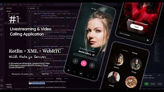 Develop Livestreaming and Video calling app Part1  Android Studio  Kotlin  NodeJs  WebRTC [upl. by Beisel263]