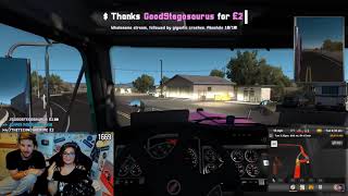 Jimmy Broadbents Girlfriend Veronica Spanish Rage on American Truck Simulator [upl. by Raclima]