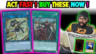 ACT FAST BUY THESE YUGIOH CARDS NOW  YuGiOh Market Watch [upl. by Edelstein129]