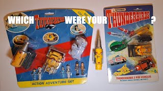 Which Thunderbirds toys were your Thunderbirds From Matchbox to Vivid to Bandai  Retro Toy Review [upl. by Reiners]