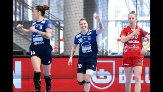 Podravka Vegeta 🆚 Dunărea Brăila  Sferturi  EHF European League [upl. by Ahsatam]