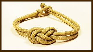 quotHow You Can Make An Elegant Infinity Knot Parachute Cord Braceletquot WhyKnot [upl. by Saleem986]