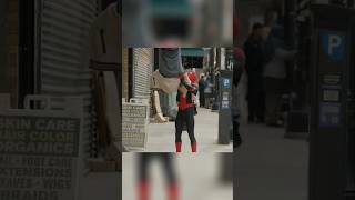 These Spider man bloopers are really weird shorts [upl. by Ahsitruc]