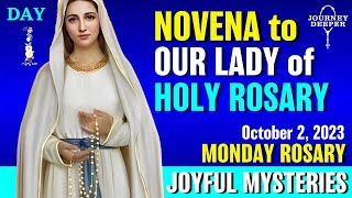 Novena to Our Lady of the Rosary Day 1 Monday Rosary ᐧ Joyful Mysteries of Rosary 💙 October 1 2023 [upl. by Netsryk]