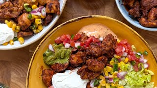 Chipotle chicken bowl  recipe in description [upl. by Kulda958]