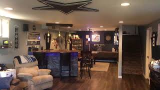 Dallas Cowboys man cave with Touchdown button [upl. by Lonnard]